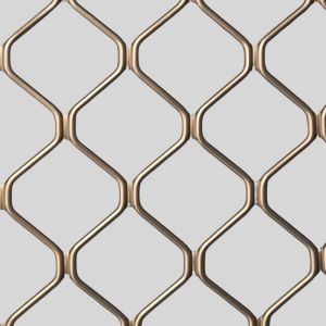 Aluminium Diamond Grille Window Screens , Expanded Metal Security Mesh