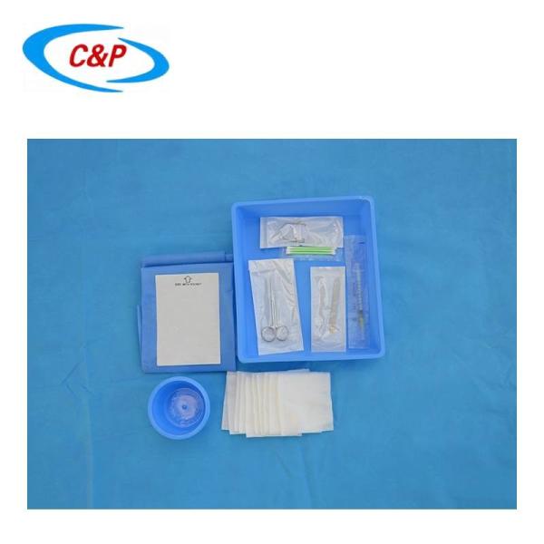 China Manufacturer Disposable Ophthalmic Intravitrea Pack Blue Waterproof SMS Fabric
