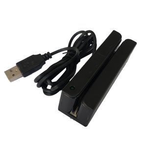 Manual Swipe 90mm MSR Desktop USB Magnetic Card Reader