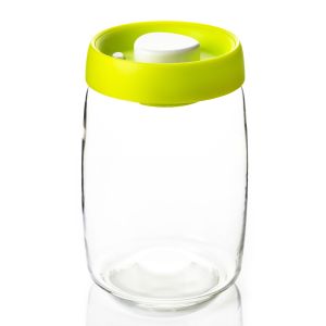 Wholesale Vacuum Jar Food Storage Canister Transparent Borosilicate Glass With