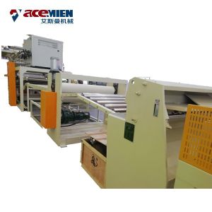 Extruder SPC Flooring Machine Plastic Floor Sheet Conical Twin Screw Durable