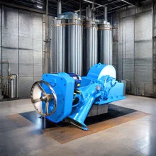 200kW-30MW Stainless Steel Turgo Turbine Generator With Rated Frequency 50/60Hz