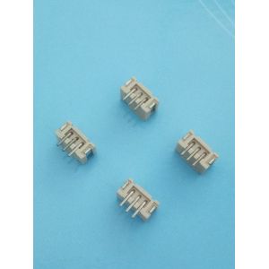 3 Pole SMT Right Angle PCB Connectors Wire to Board 1.5mm Pitch Beige Color