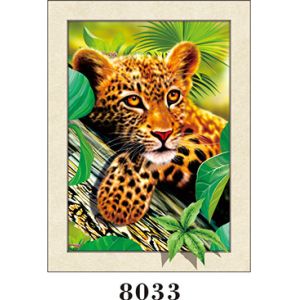 High Definition 5D Animal Print Lenticular For Office And Shop Eco - Friendly