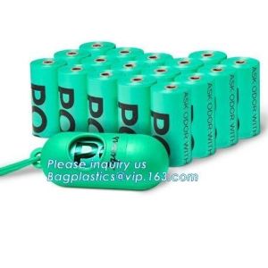 degradable pet waste poop bags dog cat clean up refill garbage bag, Capsule