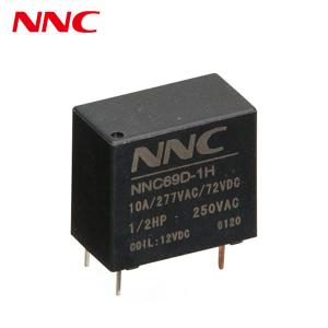 Cheap NNC miniature PCB Relay NNC66F (22F) 12v 24v voltage electromagnetic relay with switching capability up to 15A for sale
