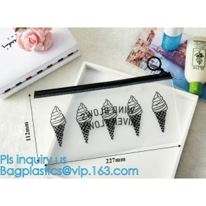 A4 file bag slider zipper envelope slider closure bag, Swimwear Packaging With