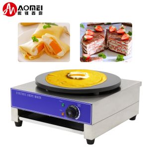 Commercial Snack Machine TGC-1 Double Head Crepe Pancake Maker with 2800Pa