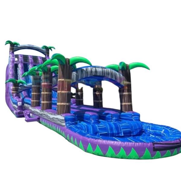 Customized Unforgettable Inflatable Tropical Water Slide for Large Occasions at