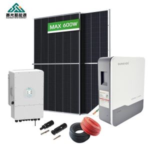 10kw Home Solar Energy System Powered by 10000w Solar Panel Kit and Storage
