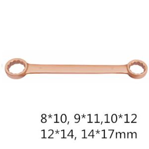 Cheap Non sparking Explosion-proof flat double headed box wrench safety toolsTKNo.153A for sale