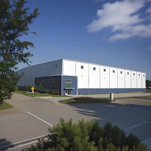 Strong Framework Prefabricated Steel Workshop Buildings 50mm 75mm 100mm Panel