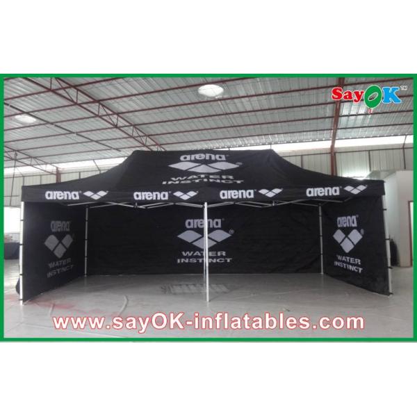 Easy Up Canopy Tent Aluminum Frame Folding Waterproof Tent / Black Giant Outdoor Tent