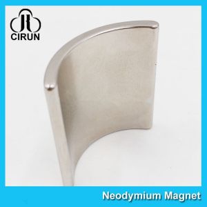 Custom Arc Shape Brushless DC Micro Motor Neodymium Magnet Industrial Use