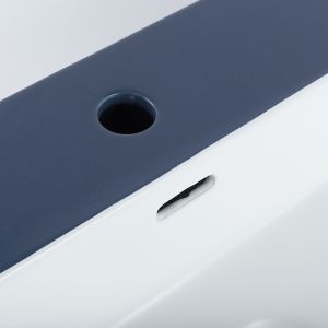 Easy Maintain Rectangular Vessel Sink With Overflow Ceramic Basin Price For