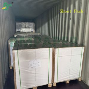 Cheap 245Gram 265gsm Kit6 1 Side Coating Greaseproof Cardboard For French fries box 70x100cm for sale