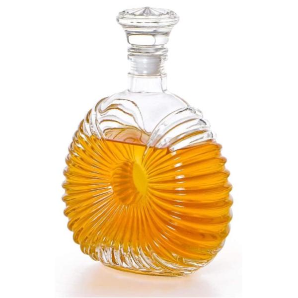 800ml Glass Decanter Sealed Plug Bottle for Whisky and Brandy Exquisite