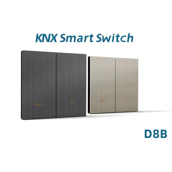 Quality Smart Automation System KNX Wall Switch Intelligent Push Button Panel wholesale