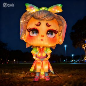 Traditional Chinese Festival Handmade Lanterns, Cartoon Character Lanterns for