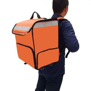 Large Capacity Motorcycle Oxford Insulated Pizza Food Delivery Backpack Warmer