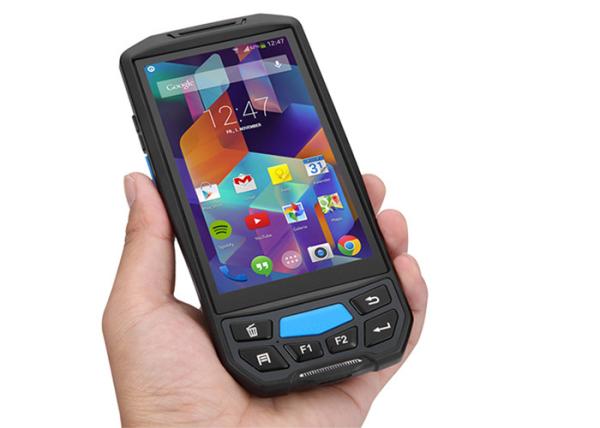 Quality 5 Inch Rugged Android Handheld POS Terminal PDA NFC Reader Wifi Barcode Scanner wholesale