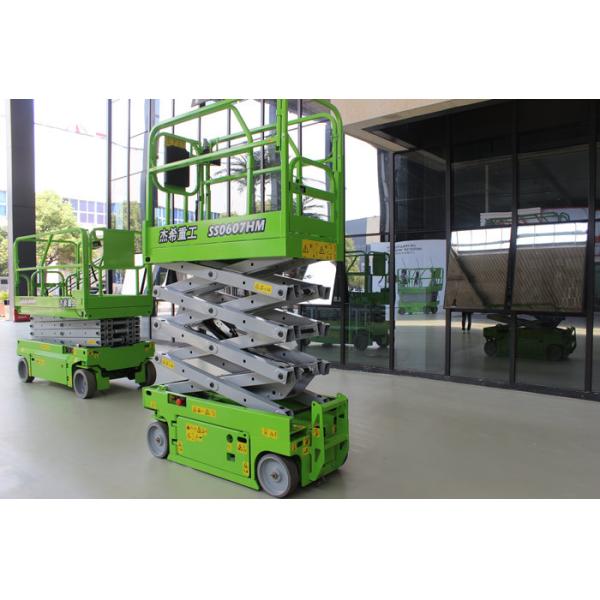 Quality 0.74m Width Mobile Scissor Lift 6m Aeial Working Platform SS0607EM wholesale