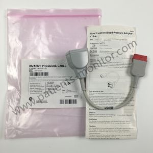 GE Invasive Pressure IP Adapter Cable IBP Tram 451 Dual Adaptor 0.3 Meter REF