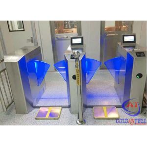 ESD Turnstile System With Builit in 8 Inch Computer Source Human Body Statics