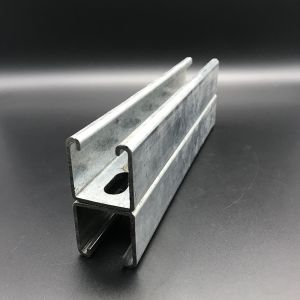 Cheap 41x82 Electrical Galvanized Back to Back Slotted Strut Channel for sale
