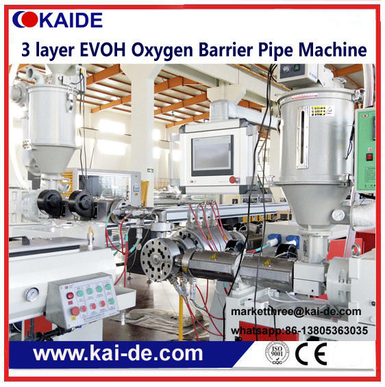 Quality PERT/EVOH oxygen barrier pipe production line 3 layer EVOH pipe extrusion machine Supplier wholesale