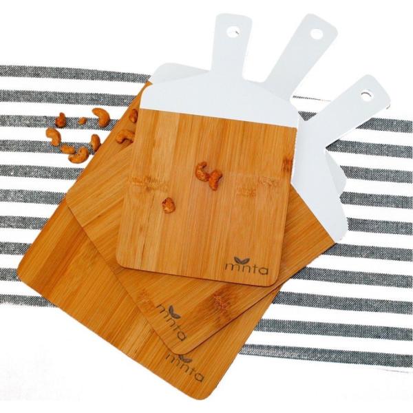 Quality 3 Piece 100% Organic Bamboo Cutting Board Set | Pizza Tray | Lightweight | Serve Cheese, Bread | Prep Veggies and Meats wholesale