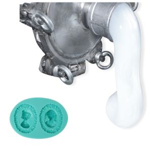 A+B LSR Liquid Silicone Rubber / White Color Condensed Cure Liquid Silicone For