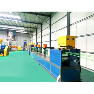 100% Broken Material PET Strap Extrusion Line For Durable Packing Straps