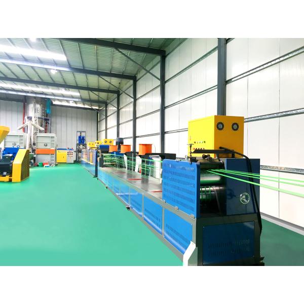 PLC Touch Screen PET Strap Extrusion Machine 180-220kgs/H Single Screw PET Strap