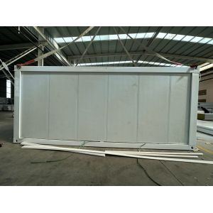 Easy Assembly Collapsible Kiosk Sandwich Panel Shipping Folding Steel Container