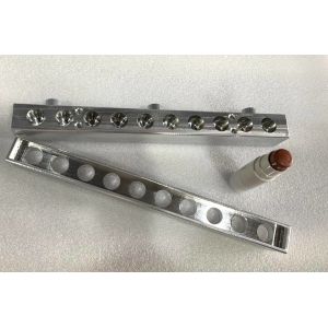 China 12 Holes Round Flat Head Lipstick Mold Online Service on sale