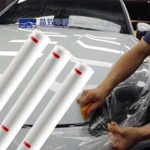 Waterproof Durable PPF TPU Roll , Scratch Resistant Black Car PPF