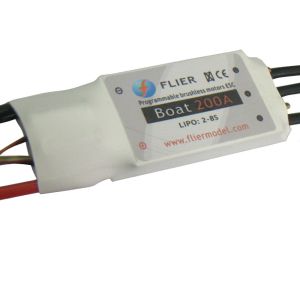 10AWG Wire Water Cooled ESC RC Boat Flier 200A 2-8S Brushless With 5V/2A BEC