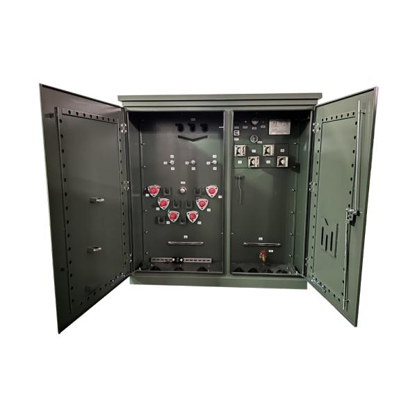 3 Phase Pad Mounted Distribution Transformer 3750 Kva 13.2KV Dead Front Loop