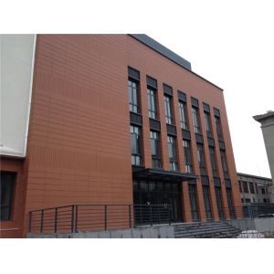 Cheap Terracotta Rainscreen Facade Systems / External Cladding Systems Composite Panel for sale