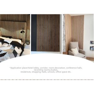 Equidistant Slot Sound Proof Panels with and Customizable Color Finish in 3