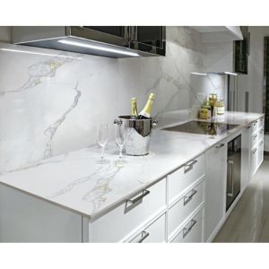 Cheap 30mm 20mm Artificial Quartz Stone Slab White Quartz Kitchen Countertops for sale