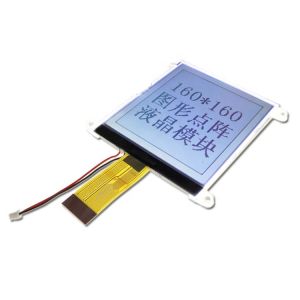 RYG160160 160x160 Dot Matrix LCD Module FSTN Positive Display 3.3V Logic White