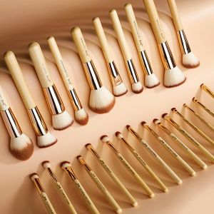 Jessup 25pcs Bamboo Makeup Brushes Set Makeup Foundation Brush Suppliers China