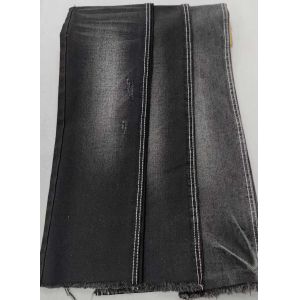 China Heavy weight 11.5oz Black 3/1 right twill with full width 180cm Denim fabric JSD12228A for men jeans on sale
