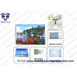 Bluetooth GSM PHS 3G 4G Hidden Signal Jammer Built in Antenna with AC Power