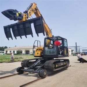 Unpowered Road Rail Vehicle 4 Wheels By Hand 600mm Wheel Diameter