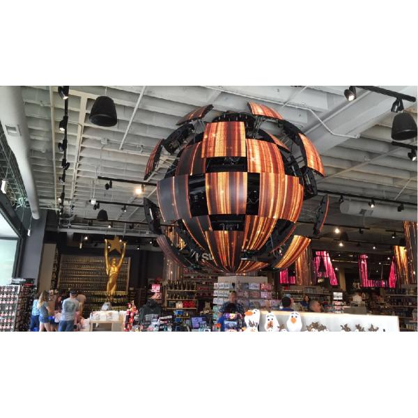 IP43 Waterproof Sphere LED Screen with Video Display Function and FCC Certificat