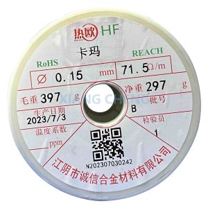 Karma 6J22/6J422 Precision Resistance Wire For Precision Resistors And Strain