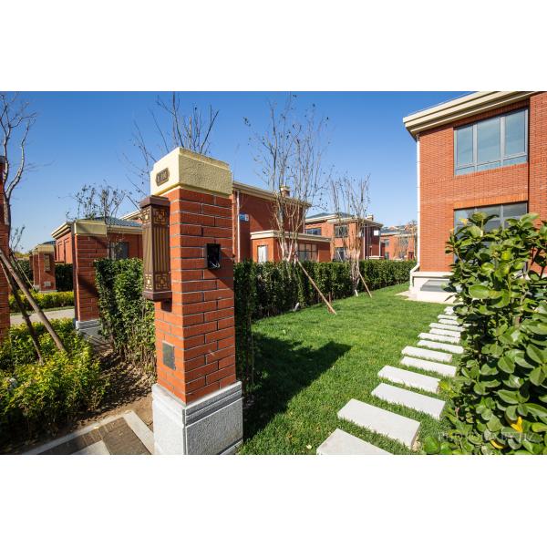 Clay Red Bricks Split Brick Wall Facing Cladding Faux Decoration Outdoor